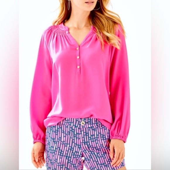 Lilly Pulitzer The Callahan Shorts Mandevilla Pink Slathouse Stripe - Size 00 - Picture 9 of 9